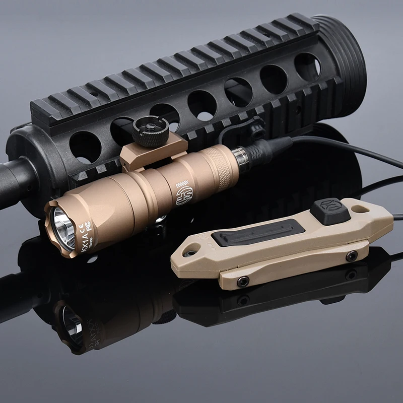 Surefir-linterna táctica M300 M300A, accesorios Airsoft, potente linterna M600 M600C, ajuste de 20mm, Rifle M4, luz LED de caza - imagen 3