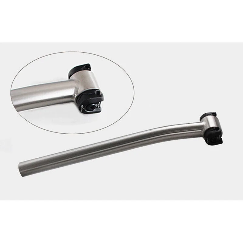 Tija de sillín de bicicleta de aleación de titanio 2023, barra de tubo de asiento con/sin retroceso Spec 27,2/30,9/31,6*350 400mm, nueva - imagen 4