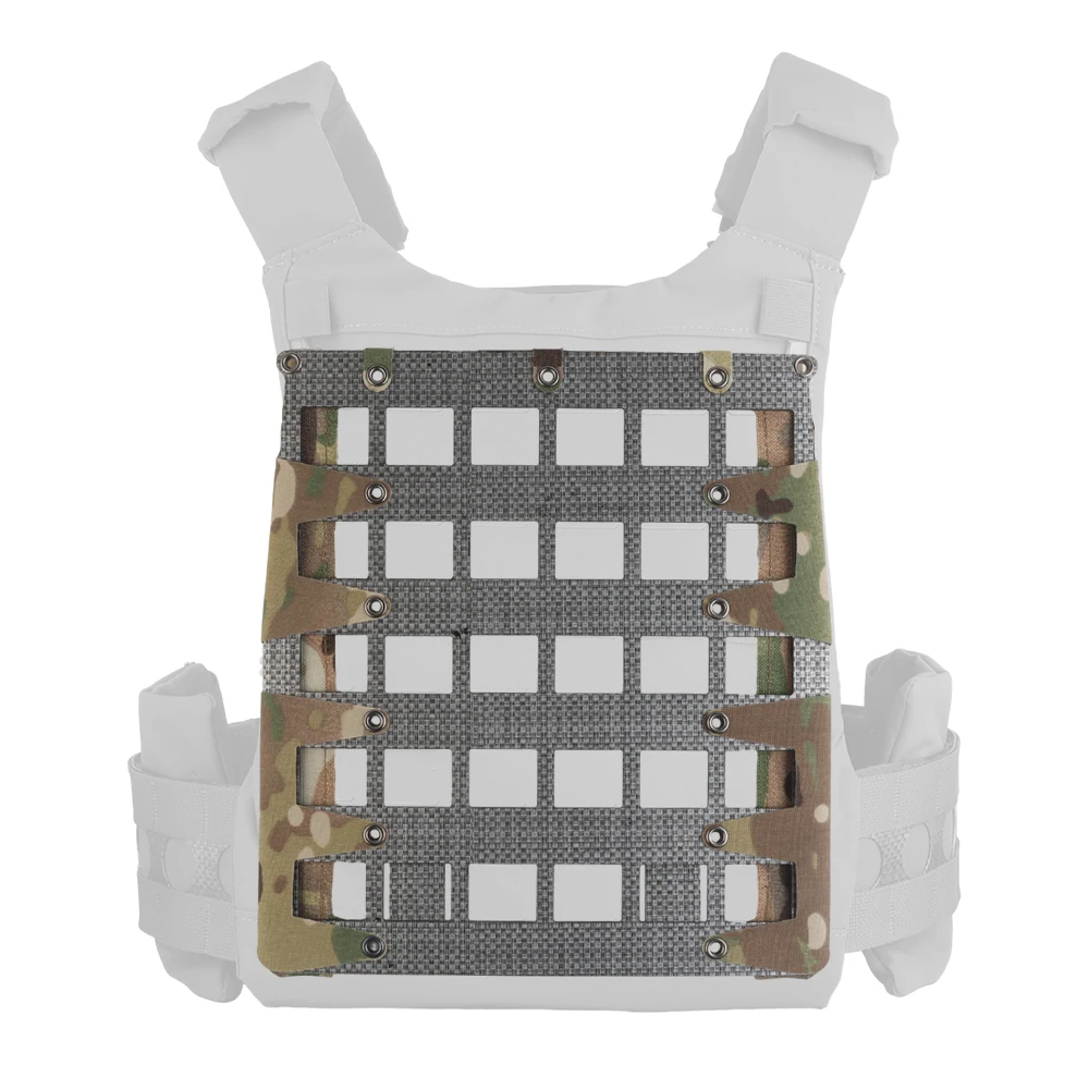 Panel trasero táctico Molle con cremallera para estilo Ferro FCPC V5, soporte ligero para chaleco, portador de placa Airsoft para caza, equipo de soporte extensible - imagen 2