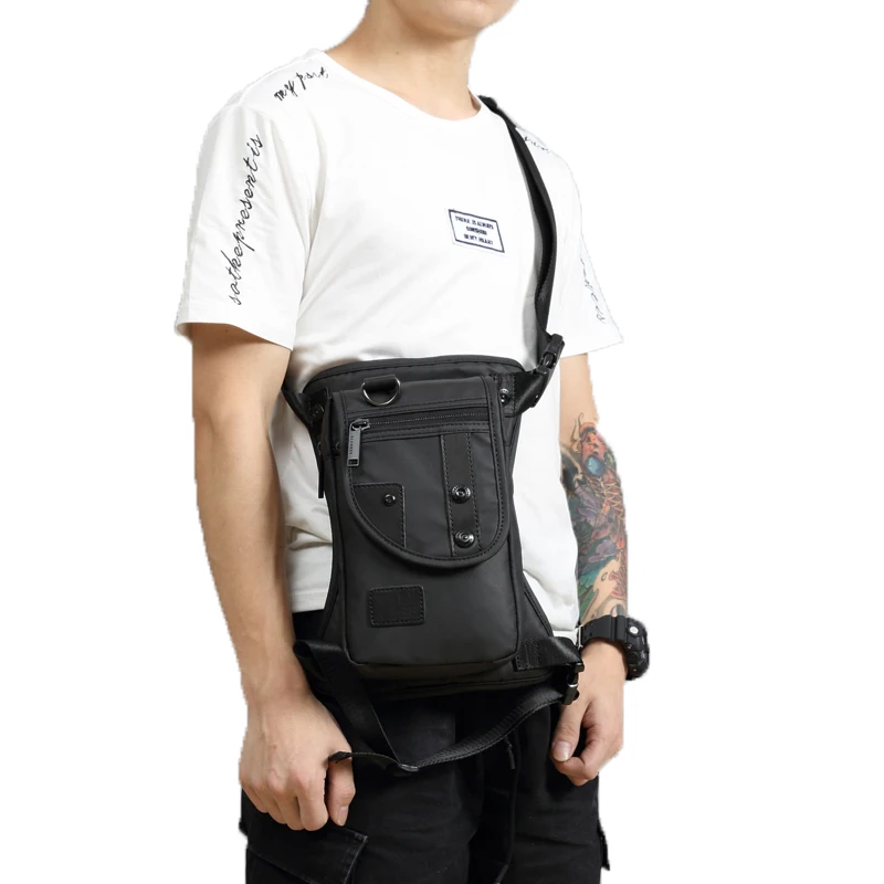 Riñonera de caza para hombre, bolsa de pierna Airsoft, bandolera de hombro, bolsa táctica de ciclismo, equipo de pecho y cadera - imagen 3