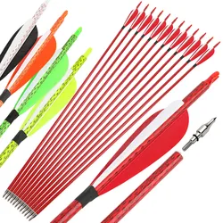 Flechas de carbono para tiro con arco – Caza punta intercambiable