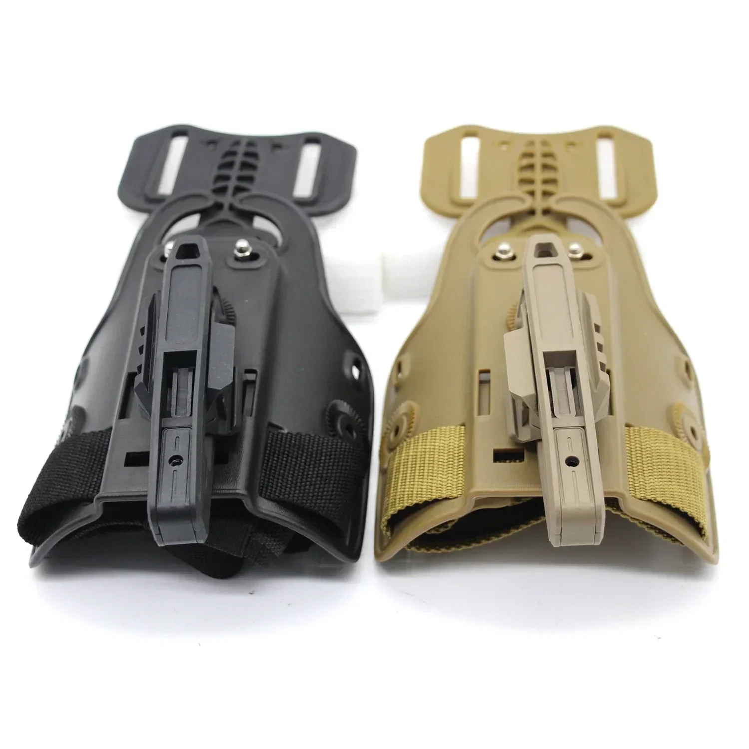 Funda para pistola de 9mm, funda táctica para pistola Lef, funda para caza, cintura, muslo, Pisolt, con soporte para pistola de riel para GL 9mm SW40 357