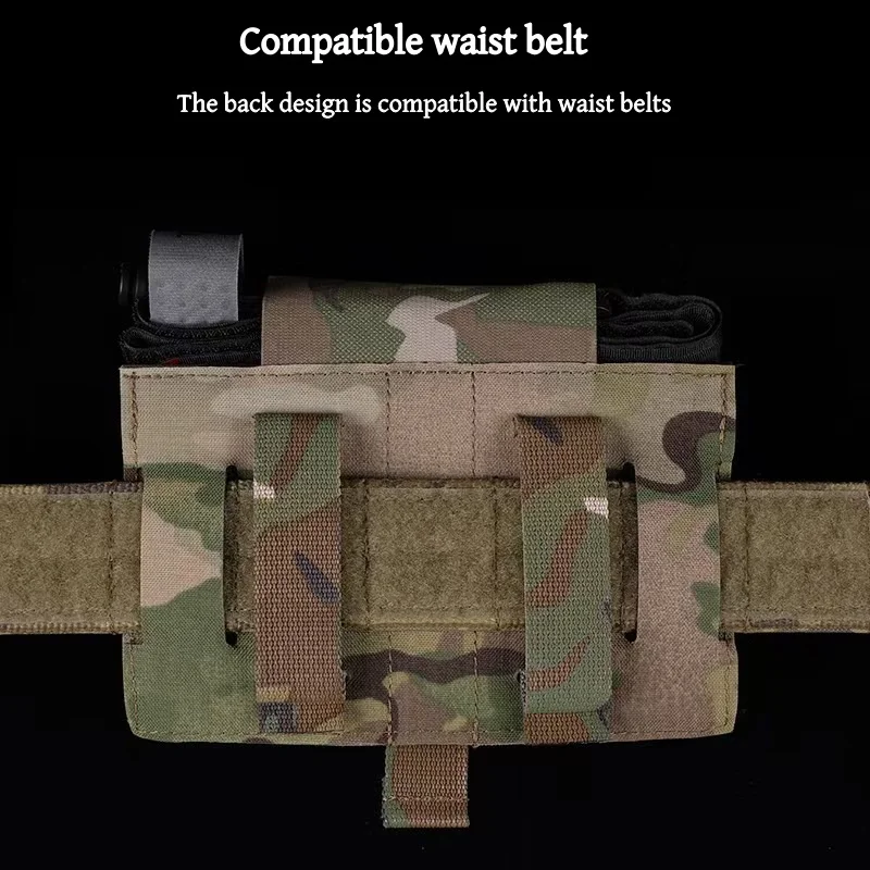 Riñonera para hombre, botella de agua de nailon para senderismo, bolsa para teléfono móvil, bolsa para cinturón para deportes al aire libre, senderismo y acampada - imagen 3