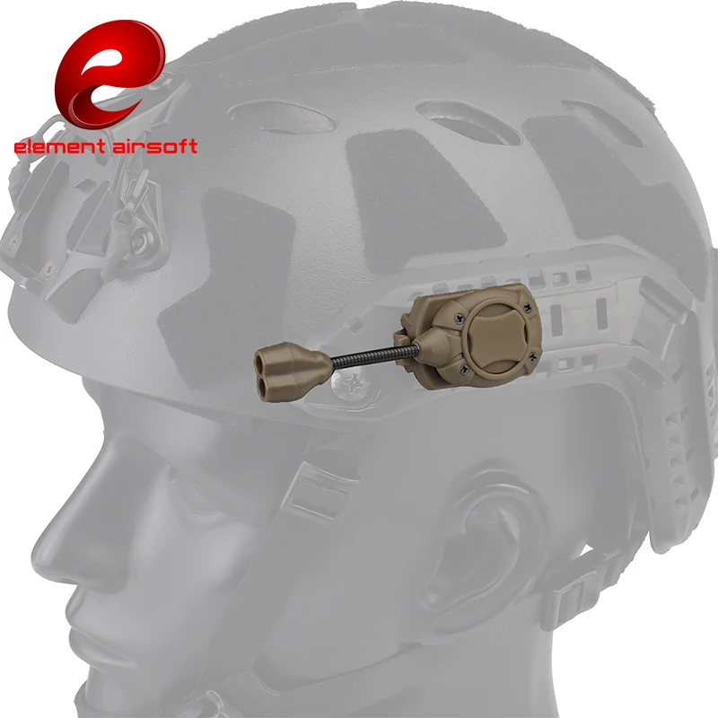 Luz de identificación de casco táctico Luz roja, verde, azul y blanca de tercera generación Luz de supervivencia de señal de identificación IR - imagen 3