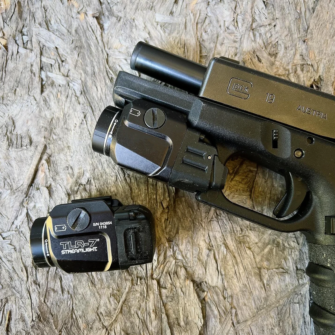 TLR 7 TLR 7X TLR 1 HL pistola explorador luz LED estroboscópica linterna para Airsoft G lock 17 Taurus 20mm Rail 500 lúmenes recargable - imagen 5