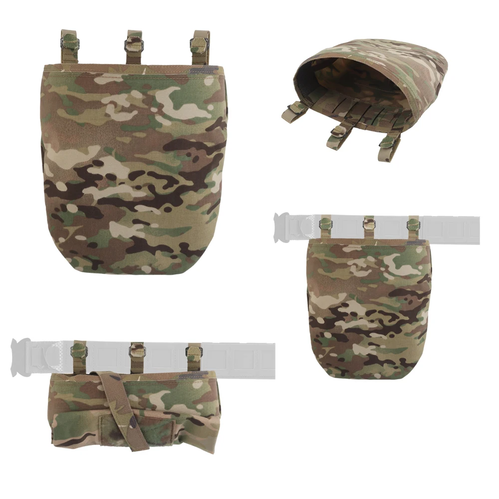 Bolsa de reciclaje plegable de gran capacidad, fácil de llevar, cinturón táctico para caza, accesorios, bolsa - imagen 2