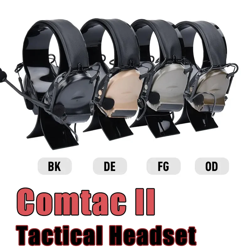 WADSN-auriculares tácticos C2 II con micrófono CS, orejeras para caza y tiro, protección auditiva - imagen 2