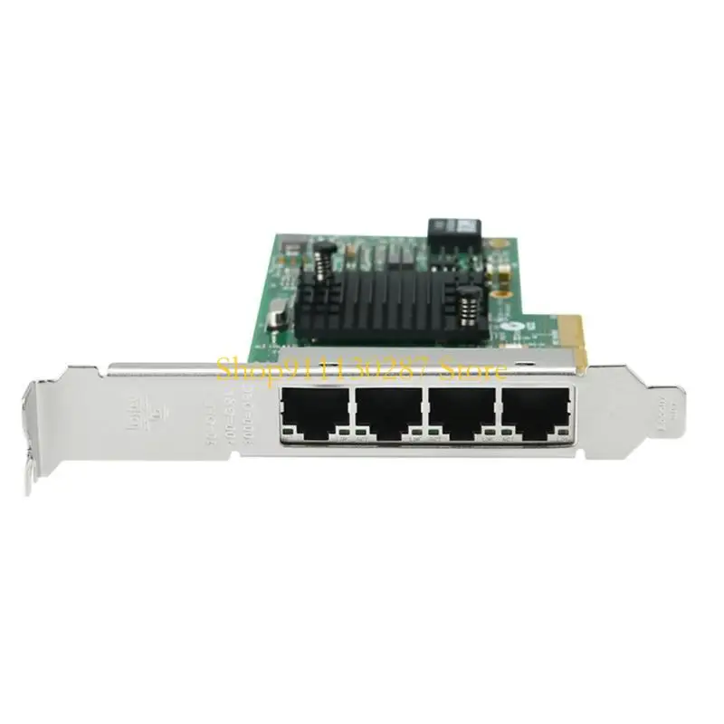 J1HC 4 puerto RJ45 Tarjeta red PCI Express para I350 Chip PCI-E Server Gigabit Ethernet Nic 10/100/1000Mbps I350T4 - imagen 3