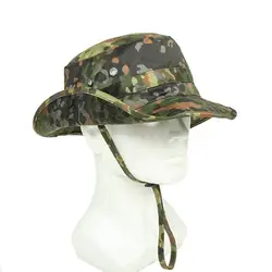 Gorra Flecktarn camuflaje - Sombrero pescador para exteriores jungla