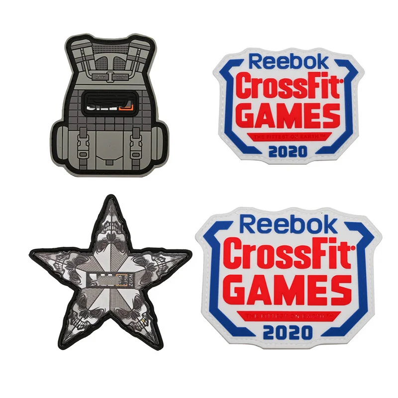 Chaleco táctico ABR con cabeza de Tigre, insignia de brazalete militar 3D de PVC para ropa, pegatina de aplicación con gancho, 25 estilos - imagen 5