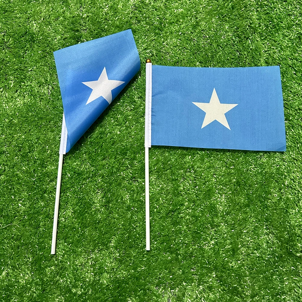 Bandera Somalia con mástil – Ondeante para exterior y decoración - imagen 3