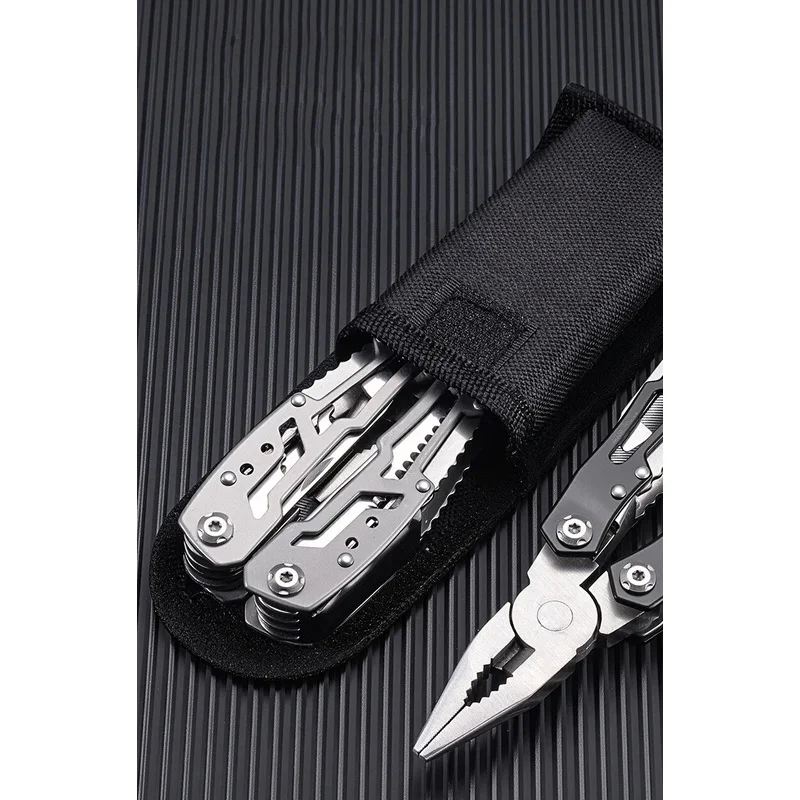Multiherramienta de bolsillo táctica con alicates, cuchillo y lima - imagen 5