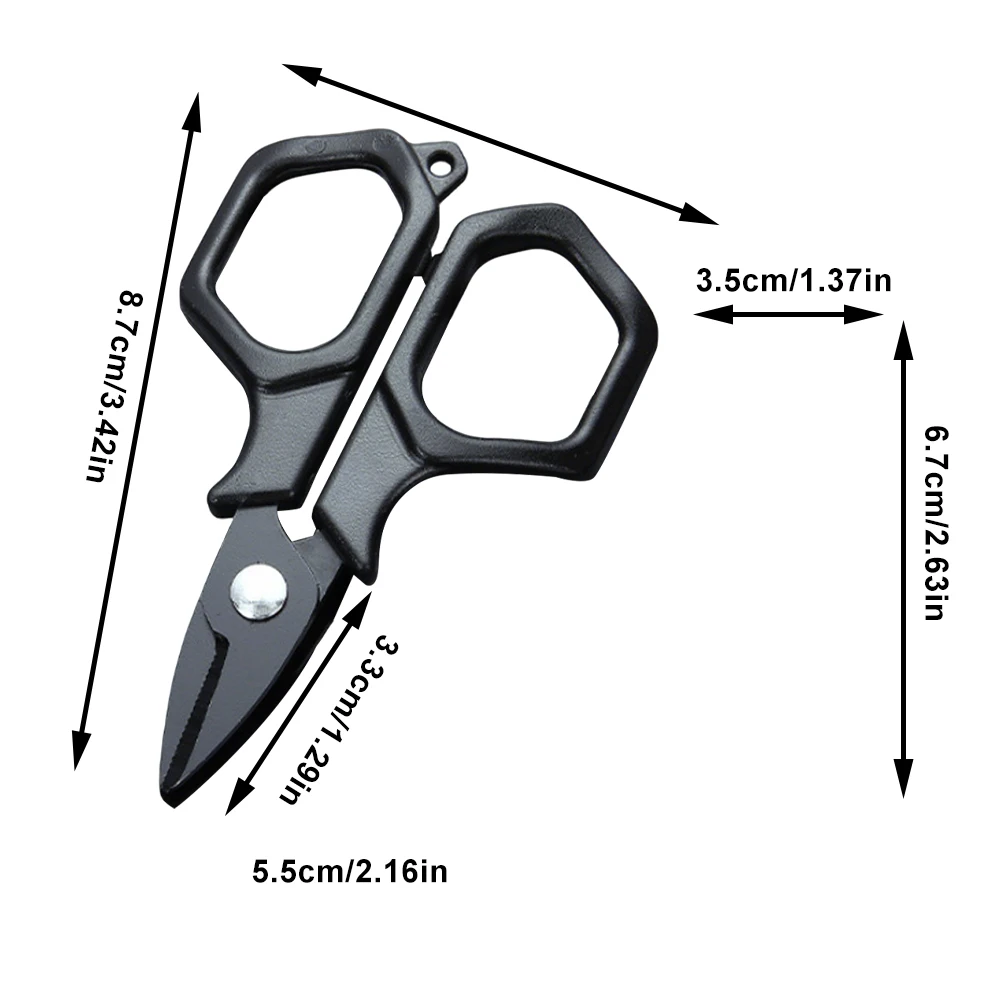 Tijeras multiusos para pesca y exteriores