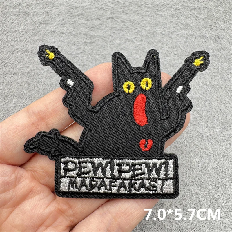 Parches bordados con plancha de pato divertido para ropa, parches bordados de animales de Hip Hop para chaqueta, insignia, pegatinas decorativas para mochila - imagen 3