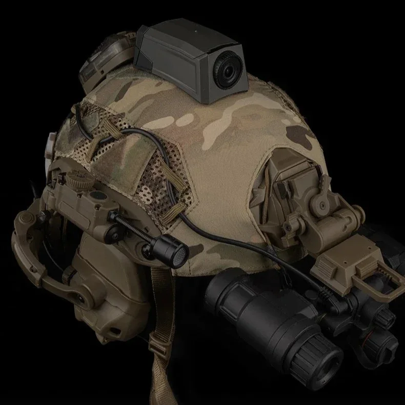 Lámpara táctica rápida para casco Mich, luz estroboscópica roja/verde/azul/blanca/IR, linterna LED Militar, cabeza IFF, luz auxiliar de caza - imagen 5