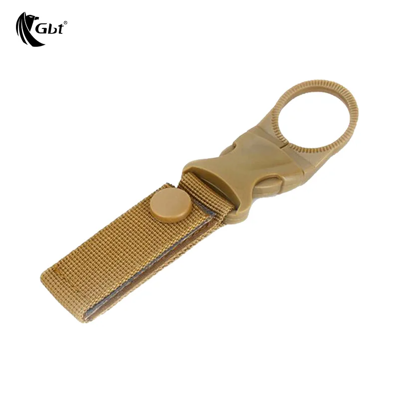 EDC gancho militar de malla de nailon para exteriores, Clip para botella de agua, gancho de Ountaineering, cinturón, mochila, colgador, Gadget de campamento - imagen 5