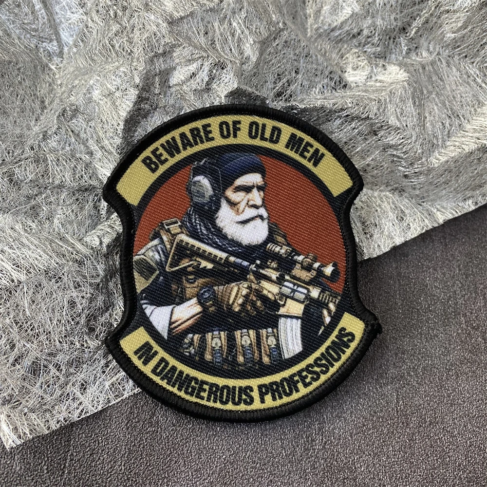 Parche táctico con estampado de Rifleman M4, insignia de moral de soldado del ejército de EE. UU., parches con gancho y bucle, pegatina para mochila militar de hombre gordo de águila - imagen 4