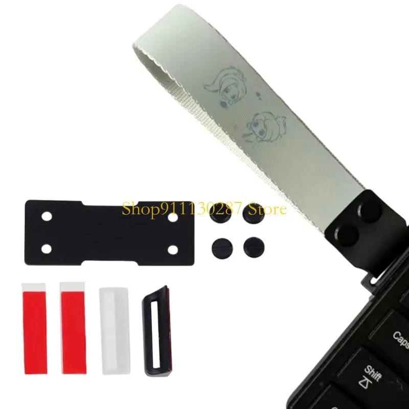 Correa antideslizante para teclados J1HC, eslingas tela ligera, fáciles llevar para escribir, comodidad seguridad para - imagen 5