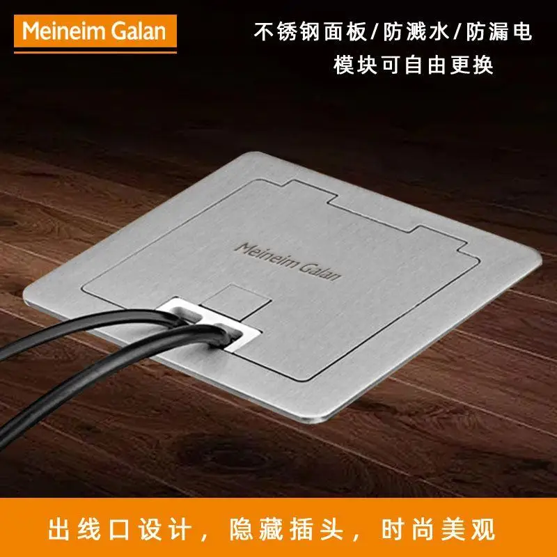 Lanrilan inoxidable abre una red de ordenador con cinco agujeros impermeables insertados en el lateral y ocultos en el suelo. - imagen 4