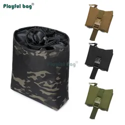 Bolsa táctica MOLLE plegable CAMO para recuperación al aire libre