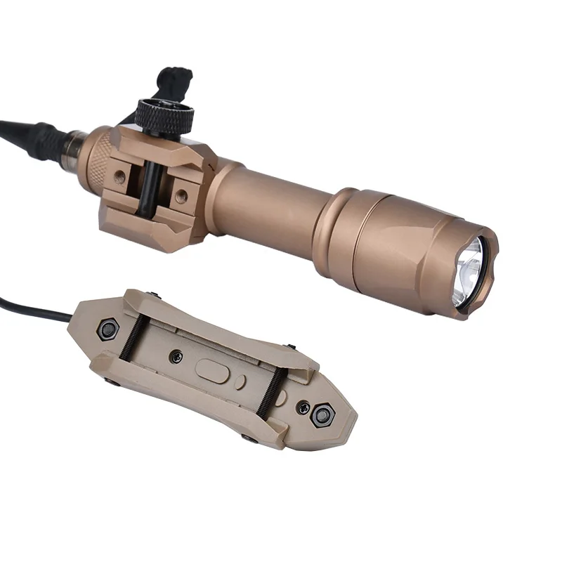 WADSN-linterna Surefire M300A M600C M600, foco de caza, interruptor de presión de doble función, luz de explorador, Rifle, arma, linterna - imagen 5