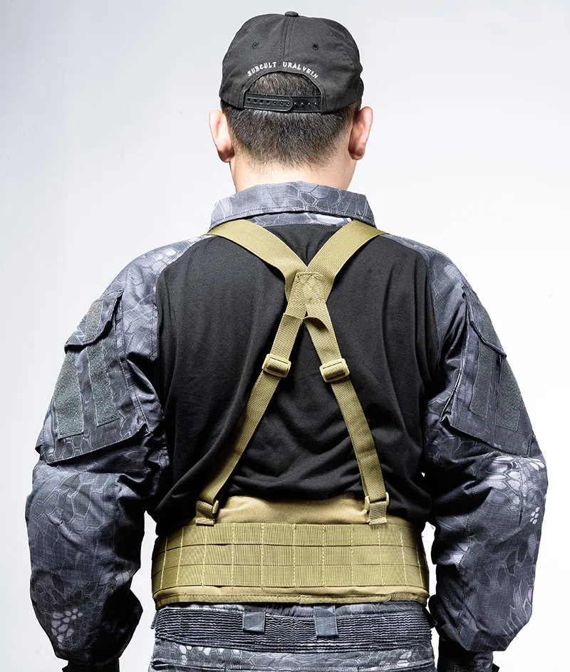 Molle Chest Rig Chaleco táctico Paquete de engranajes Revista Bolsa Funda Sistema Molle Hombres Nylon Soporte de cintura - imagen 4