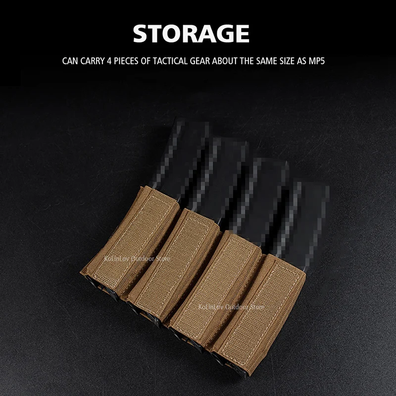 Chaleco táctico ligero MK4, aparejo de pecho, inserto de revista MP5, accesorios de chaleco de caza MK, bolsa de munición - imagen 2
