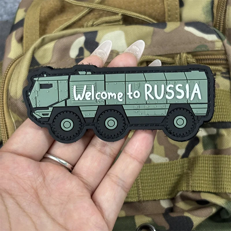Parche de PVC 3D para camión táctico, insignia de moral militar, parches con gancho, ropa, mochila, pegatinas, brazalete - imagen 2