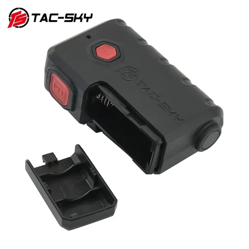 Adaptador táctico PTT Bluetooth TS TAC-SKY y adaptador de cableado U-174 NATO/militar a civil para auriculares tácticos de caza Airsoft - imagen 4