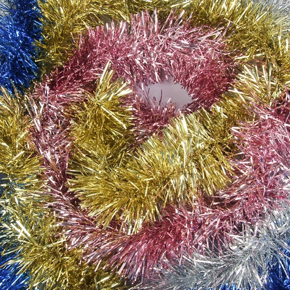 Guirnalda decorativa de oropel brillante fácil de colgar - imagen 2