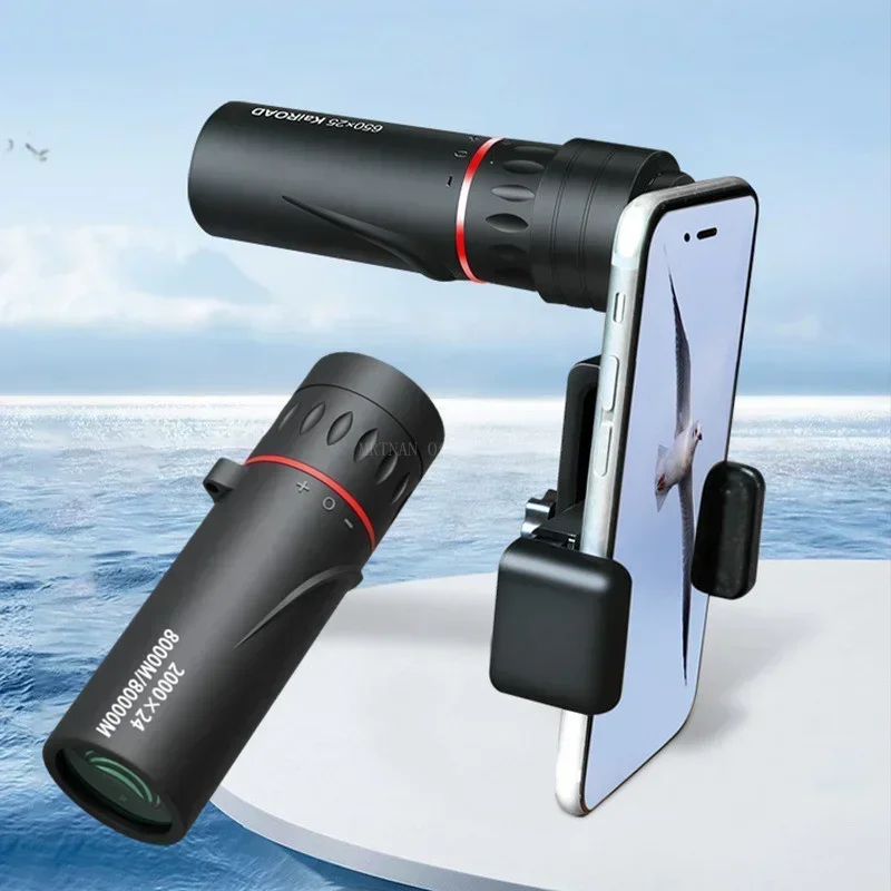 Telescopio Monocular de alta definición y gran aumento para exteriores, minitelescopio portátil de visión nocturna con poca luz - imagen 3