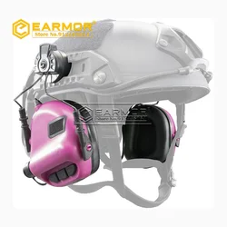 EARMOR M31H ARC Orejeras protector auditivo electrónico con micrófono boom