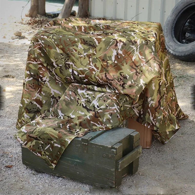 Red de camuflaje táctico para caza, cubierta militar para refugio solar, Camping, tiro ciego, 1,5x2m - imagen 4