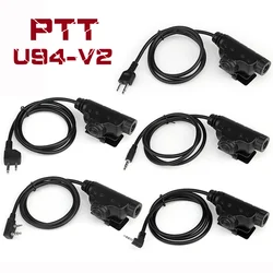 PTT U94 para radios Motorola Kenwood Baofeng – Conector táctico