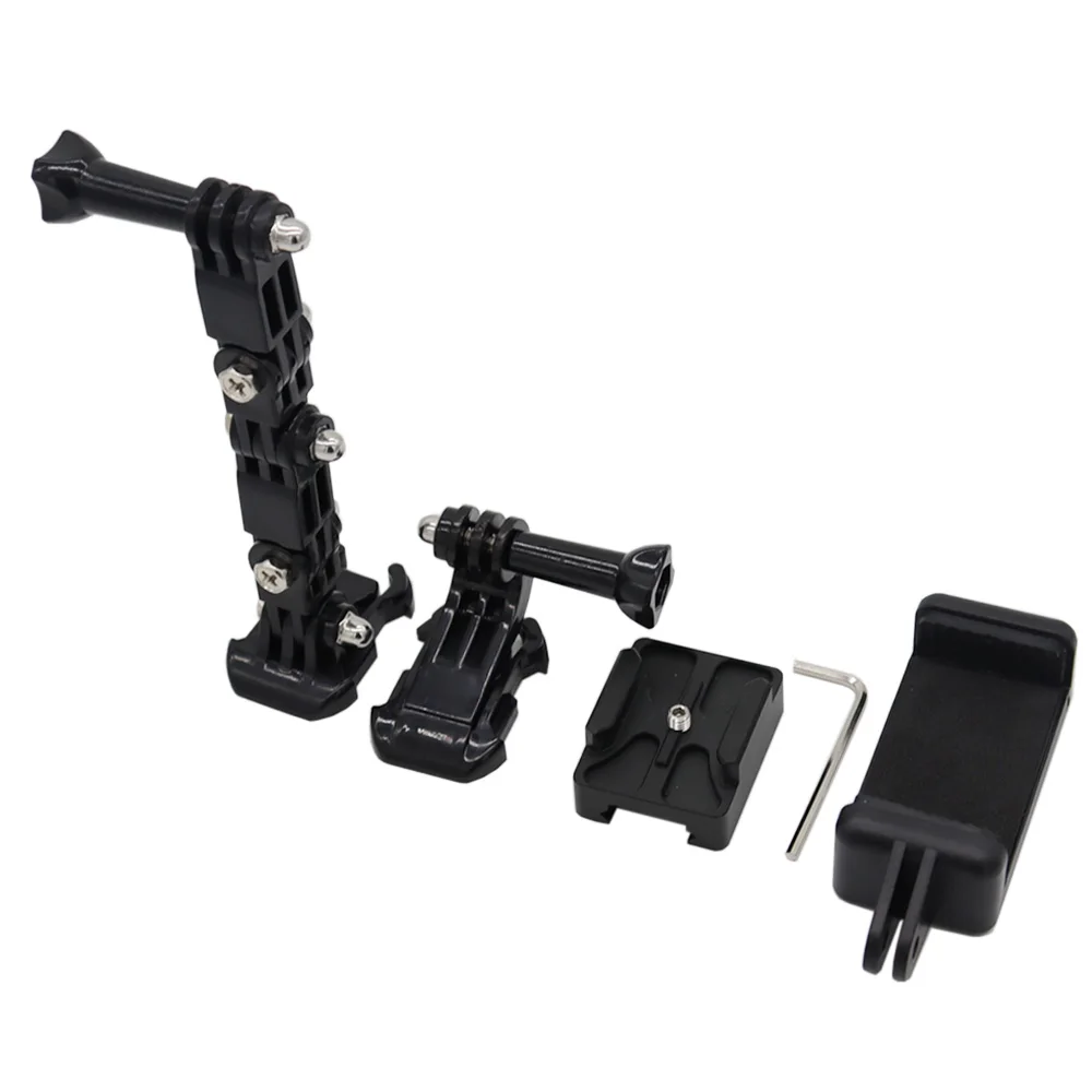 Nuevo soporte táctico para teléfono con montaje en riel Picatinny de 20mm, soporte para cámara para teléfonos móviles Iphone, cámara deportiva Gopro - imagen 2
