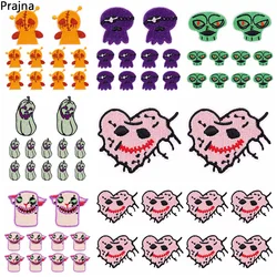 Prajna – Parches calavera Punk Halloween termoadhesivos para ropa