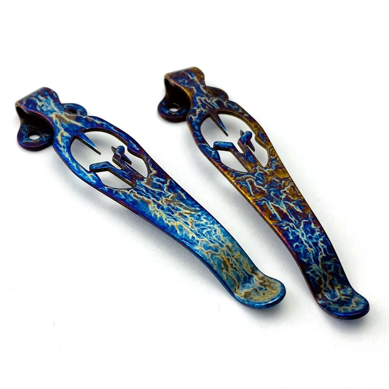 Clip para cuchillo de bolsillo de aleación de titanio para cuchillo ZT serie CQC 551, clip para cinturón - imagen 3