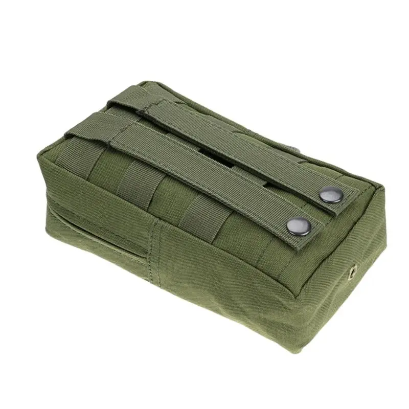 Riñonera táctica Molle para exteriores, bolsa de cintura Oxford verde, almacenamiento, mochila para caza, chaleco táctico, accesorio - imagen 2