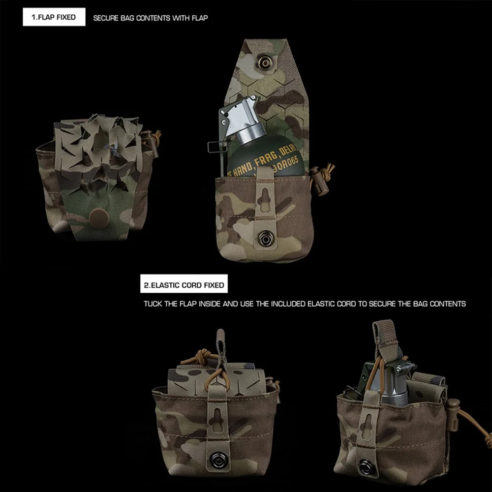 SPUD Bolsa táctica porta granadas estilo SS Molle multifuncional - imagen 5