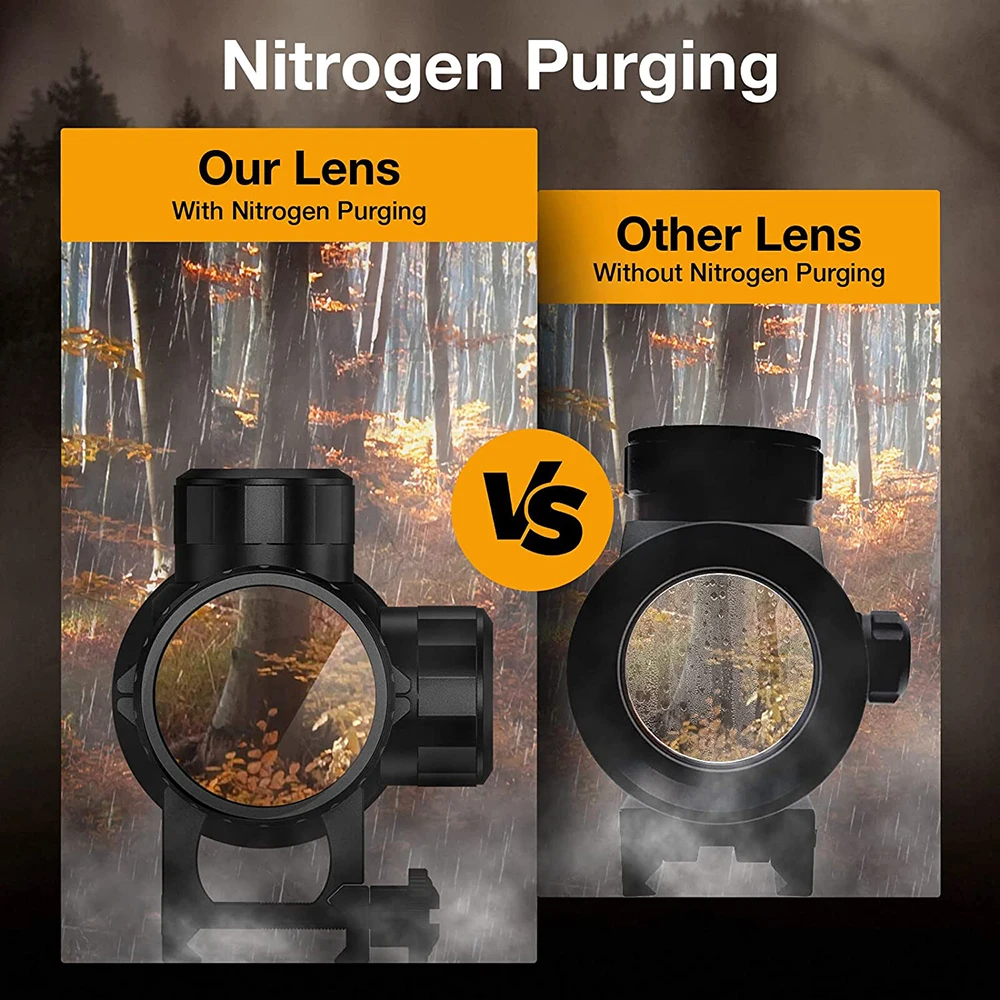 Mira telescópica para Rifle compacta 4x32, óptica para mira telescópica para caza, mira telescópica para riel Picatinny de 11/20mm - imagen 4