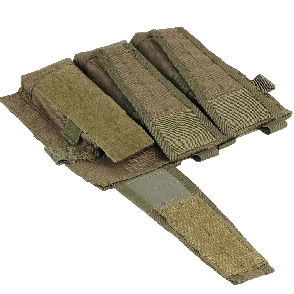 Bolsa táctica Molle Triple para Rifle M4, M16, AK, AR15, 5,56mm, militar, AVS, JPC, bolsa frontal Mag, paquete de caza - imagen 4