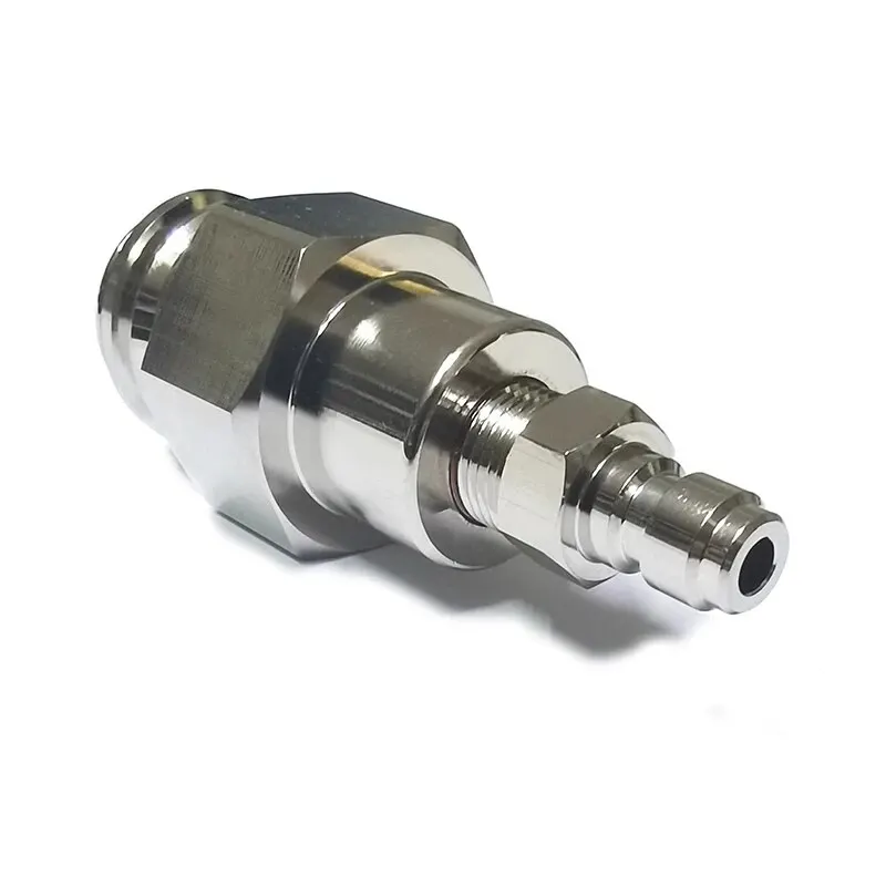 Nuevo adaptador para máquina de agua Gaseosa, adaptador de botella de tanque de Co2 externo, conector de desconexión rápida TR21-4 - imagen 4