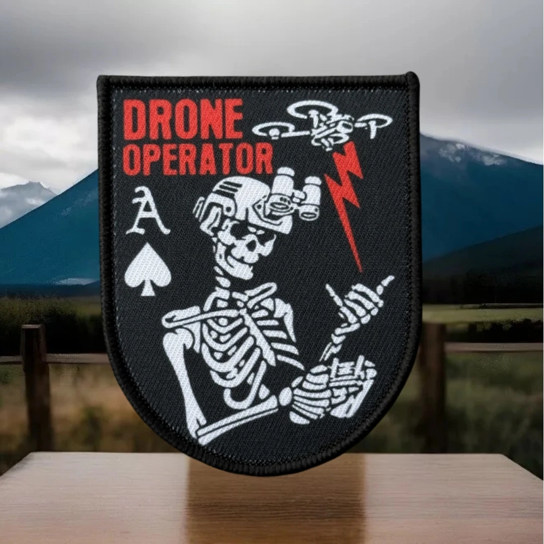 Parche militar de reconocimiento de piloto de Dron, brazalete de moral táctico, parches de gancho y bucle impresos para ropa - imagen 5