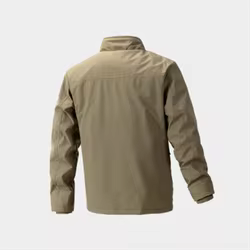 Chaqueta de terciopelo de invierno para hombre, Chaqueta de algodón con cuello levantado, ropa ajustada sencilla de negocios, ropa de trabajo al aire libre, abrigo de caza de viaje