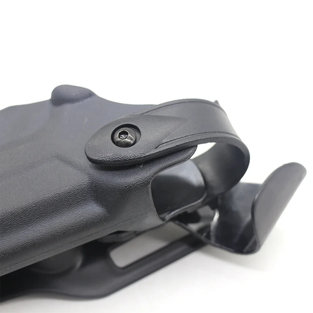 2 unids/set funda táctica hebilla de seguridad previene caídas cinturón funda para pistola botón para funda Universal para pistola accesorio de caza - imagen 3