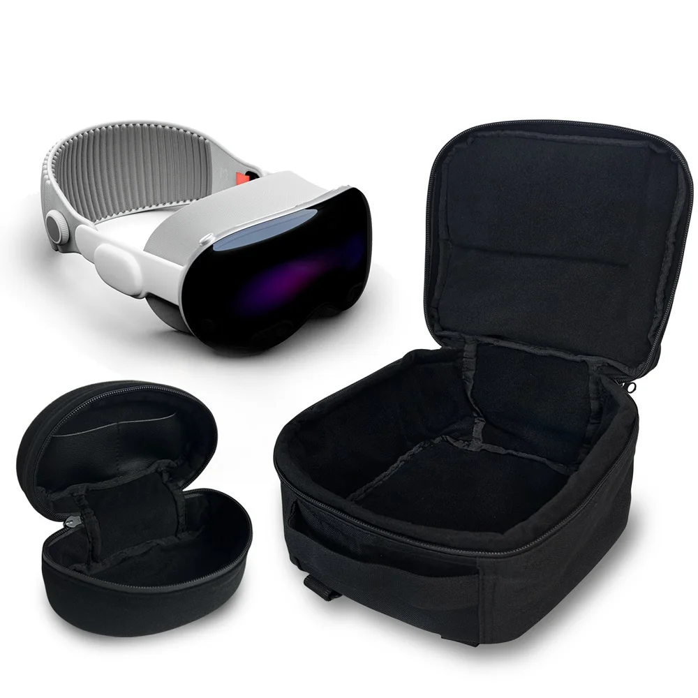 UNIONTAC-Bolsa de transporte de nailon 1000D para auriculares Vision Pro/Meta Quest 3S/Quest 3/Quest 2 VR, almacenamiento de accesorios cruzados - imagen 2