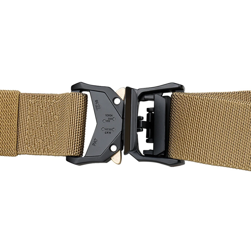 Cinturón de nailon para hombre, ejército, caza al aire libre, táctico, multifunción, combate, supervivencia, Cuerpo de Marines de alta calidad - imagen 3