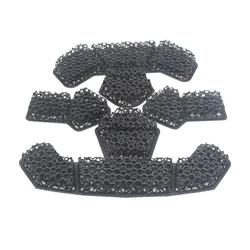 Almohadilla para casco de celosía de alta elasticidad reductora de estrés transpirable para deportes al aire libre 3D