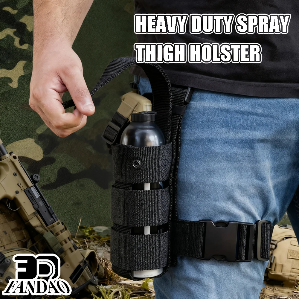 Funda Universal para muslo con pulverizador MK9, mano derecha/izquierda, soporte para incendios de mano, funda para extintor