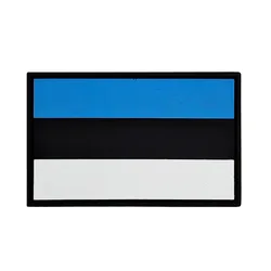 Parche bordado Estonia – Insignia militar para mochila táctica